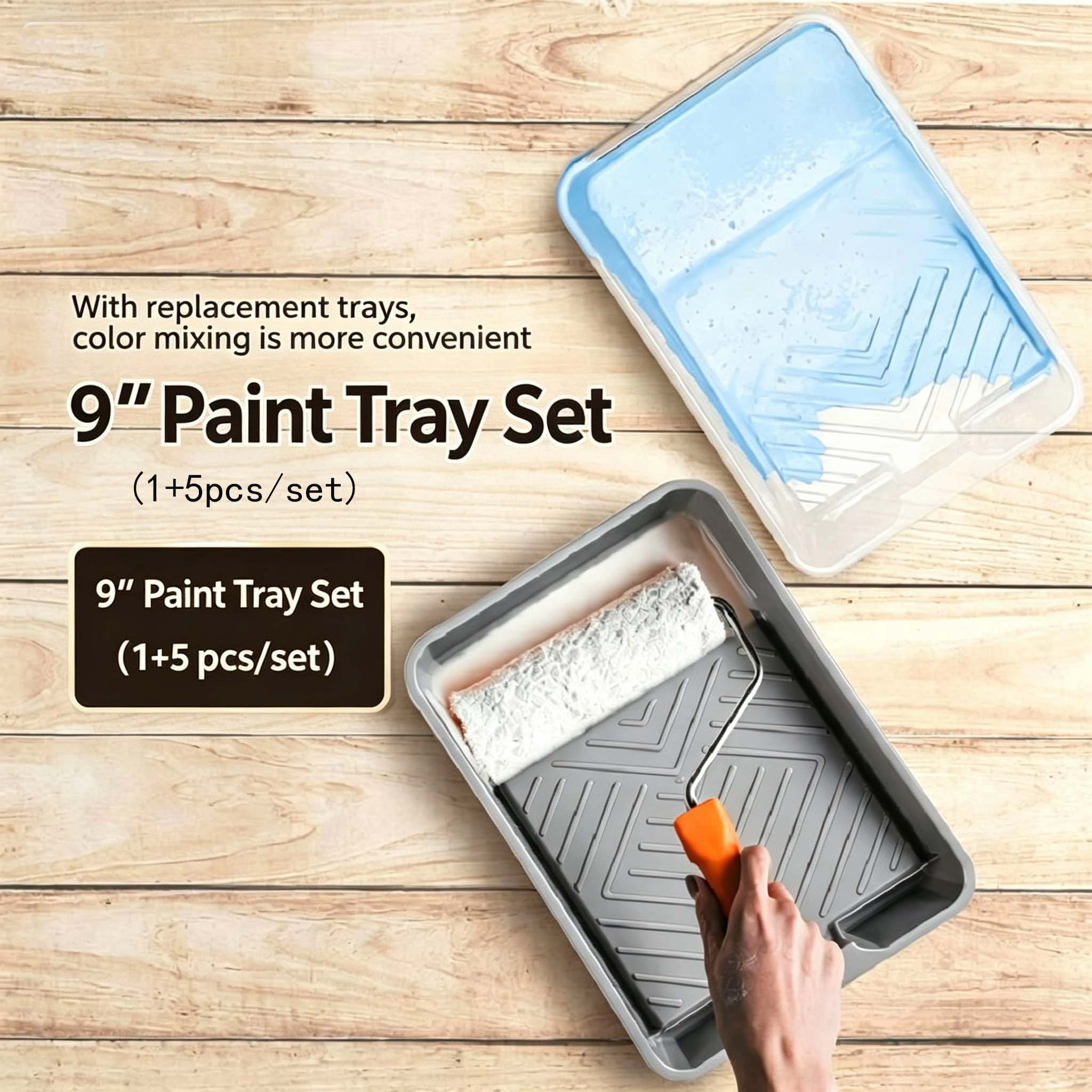Photography Architecture - 9 Inch Painting Tray 6-Piece Set,