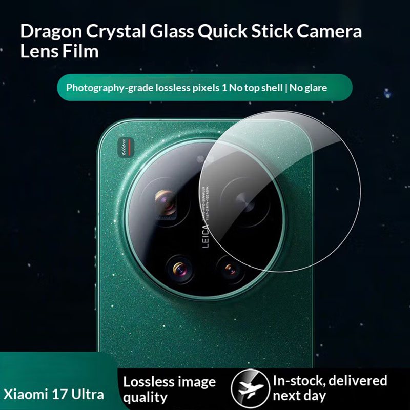 Photography Kit Xiaomi 17 Ultra - 3-1Pcs 9H Claer Camera Cover Lens