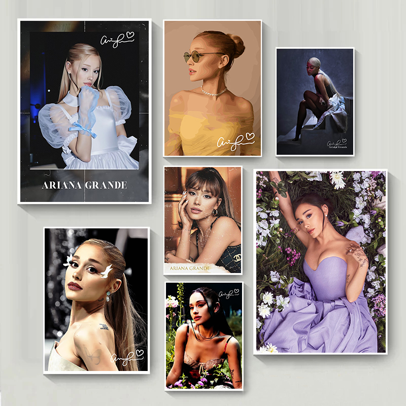Photography Signature - Fashion Female Singers A-Ariana Signature Portrait