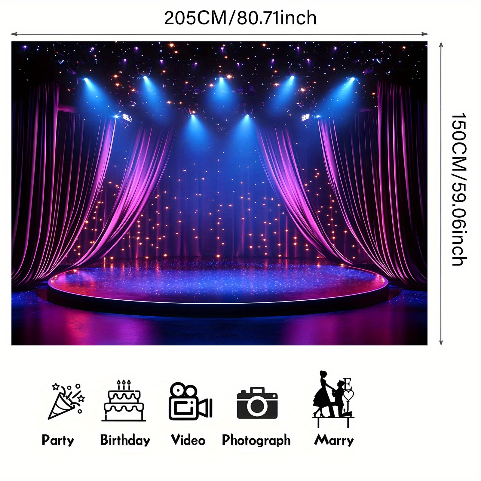 Performance stage background b - Photography Youtube avis et prix