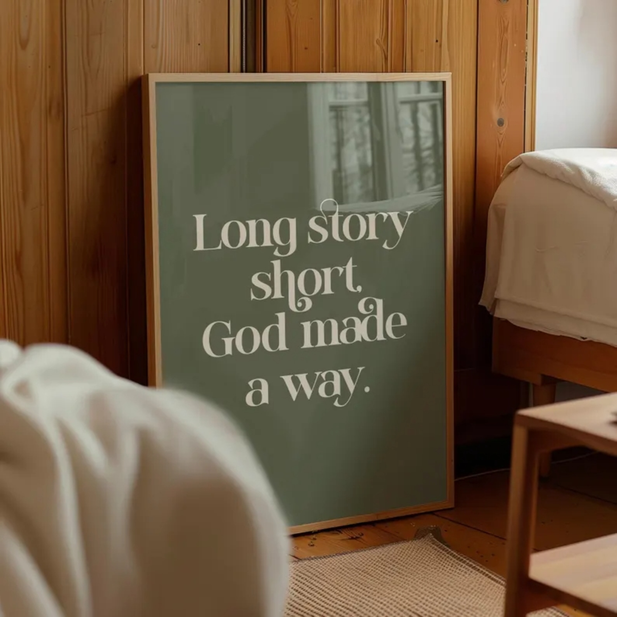 Long Story Short God Made A Wa - Photography Image avis et prix