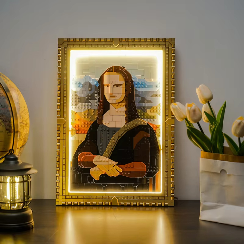 DIY Mona Lisa Building Blocks  - Photography Architecture avis et prix