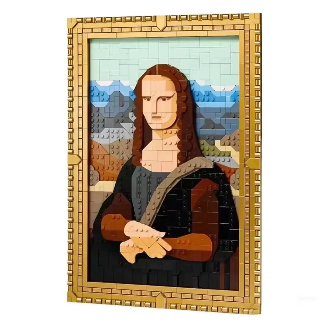DIY Mona Lisa Building Blocks  - Photography Architecture avis et prix