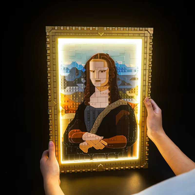 DIY Mona Lisa Building Blocks  - Photography Architecture avis et prix