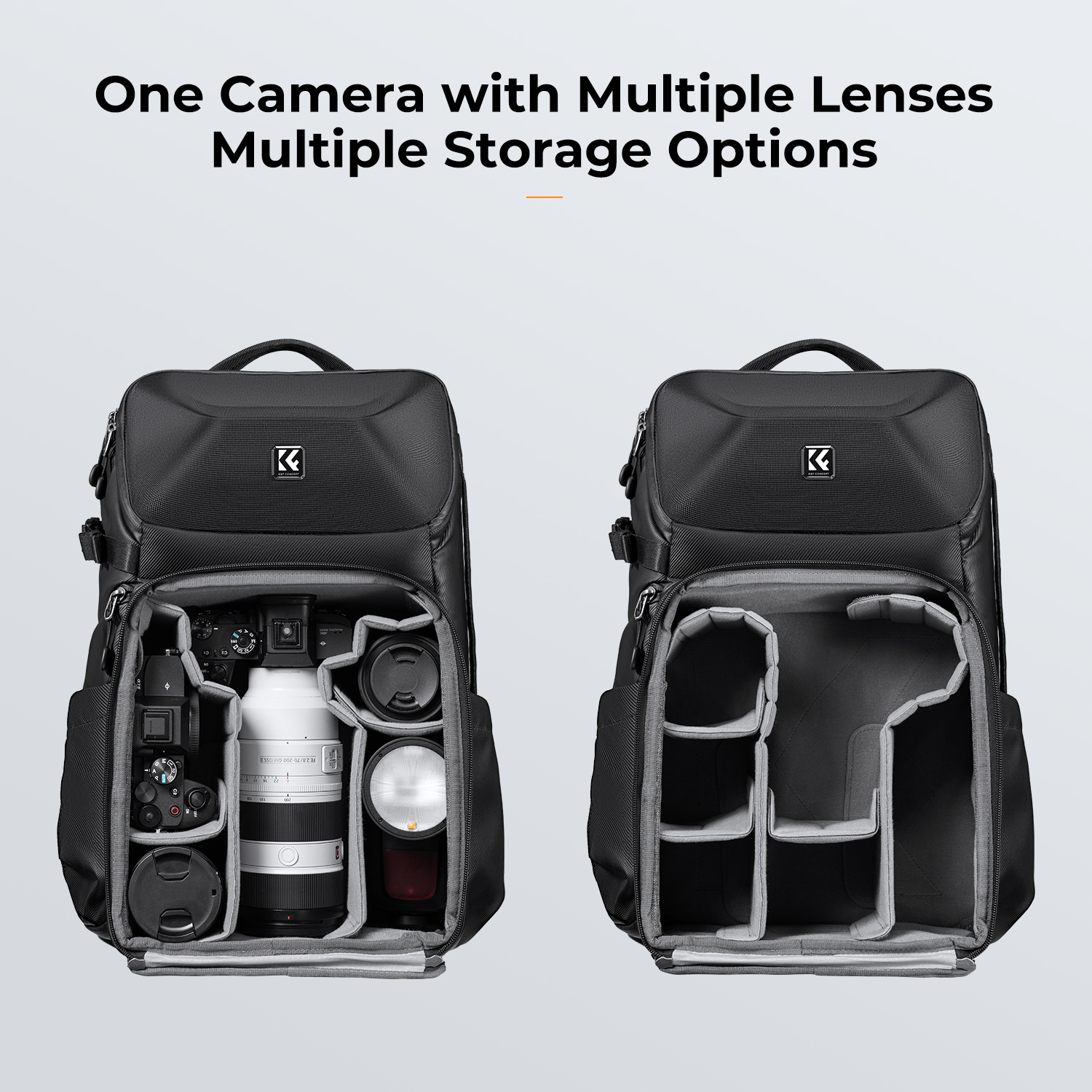 K&F CONCEPT 20L Camera Backpac - Camera Bag Waterproof avis et prix