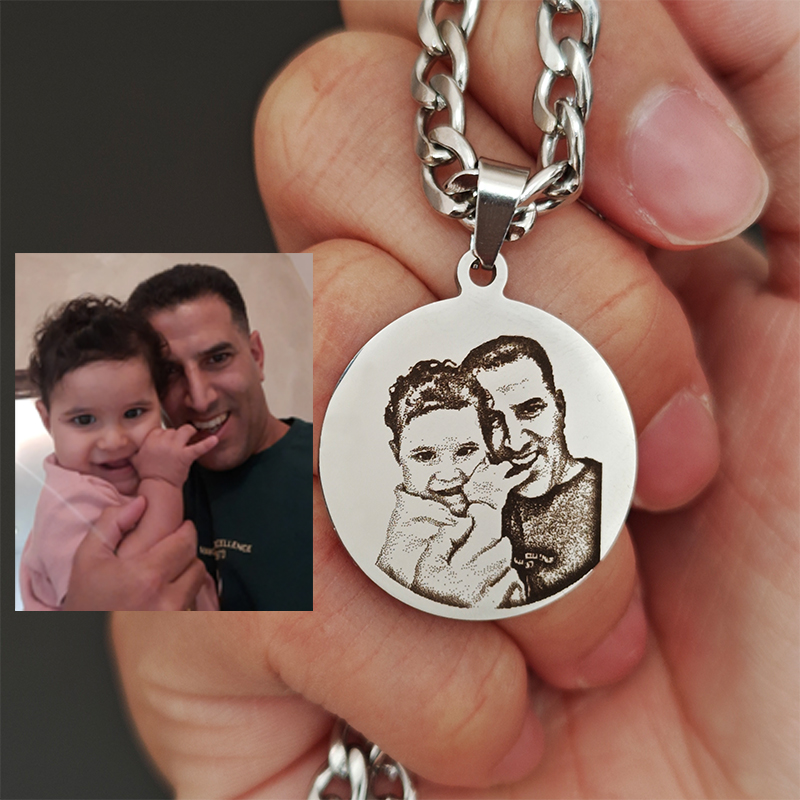 Customized Family Photo Pendan - Photographic Memory avis et prix