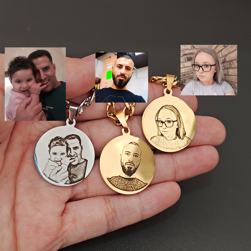 Customized Family Photo Pendan - Photographic Memory avis et prix