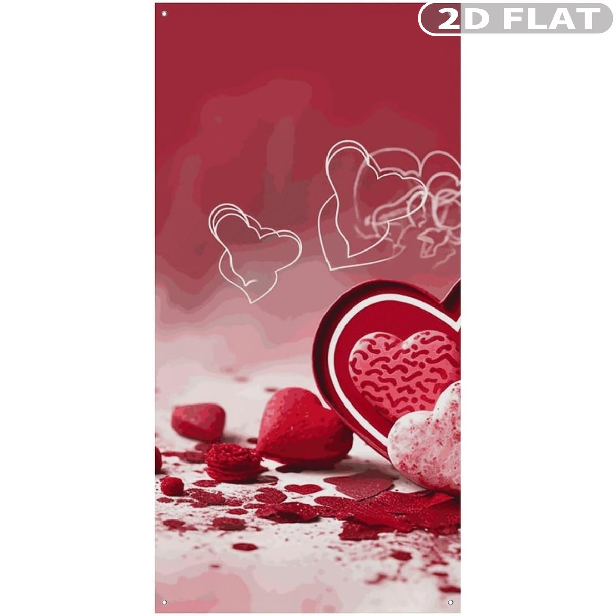 2D FLAT 1pc Valentine Day Hang - Photography Of The Day avis et prix