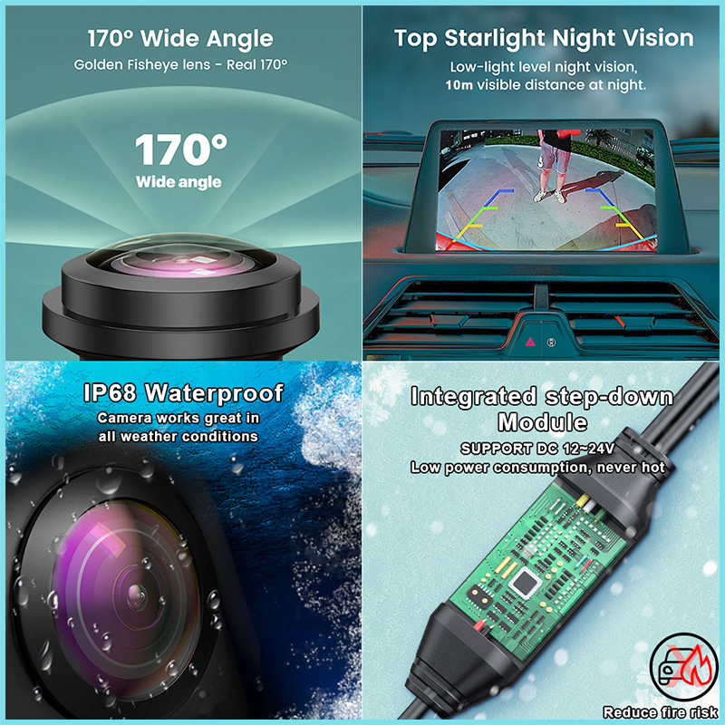170 Degree AHD 1080P CVBS Car  - Photography Xv avis et prix