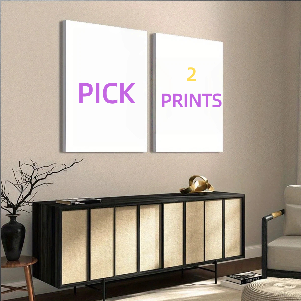 2pcs/set of custom canvas phot - Photography Image avis et prix