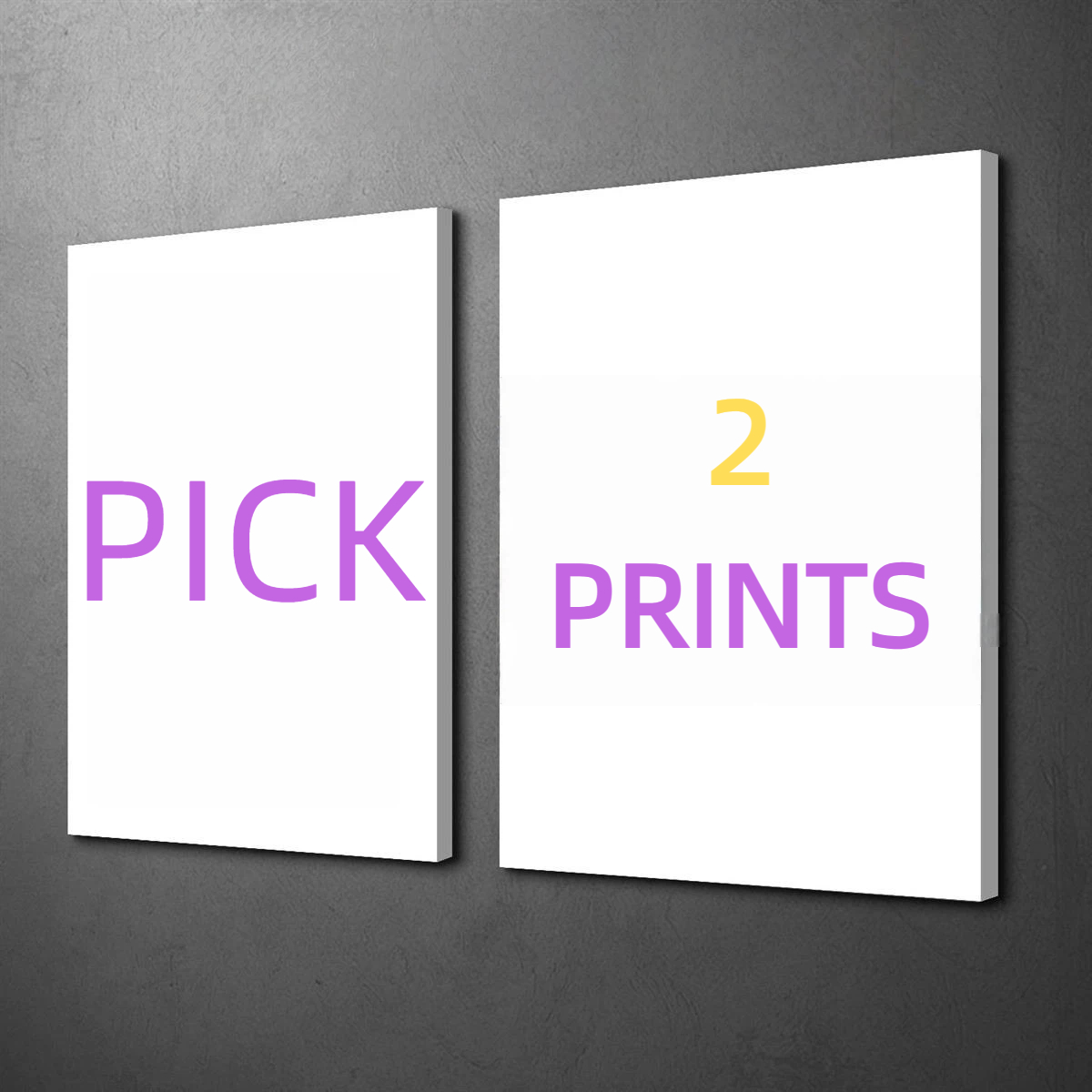 2pcs/set of custom canvas phot - Photography Image avis et prix