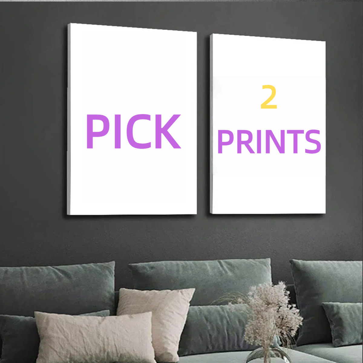 2pcs/set of custom canvas phot - Photography Image avis et prix