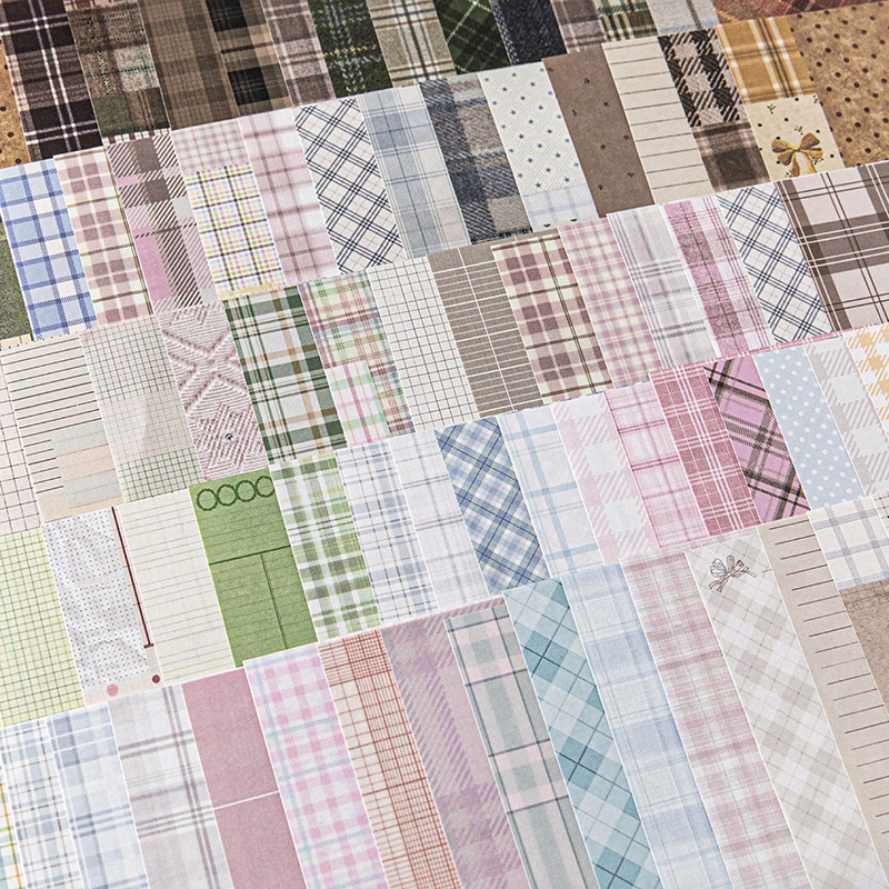 50pcs Creative Plaid Decor Scr - Photography Journal avis et prix