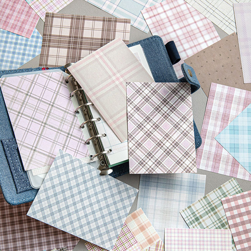 50pcs Creative Plaid Decor Scr - Photography Journal avis et prix