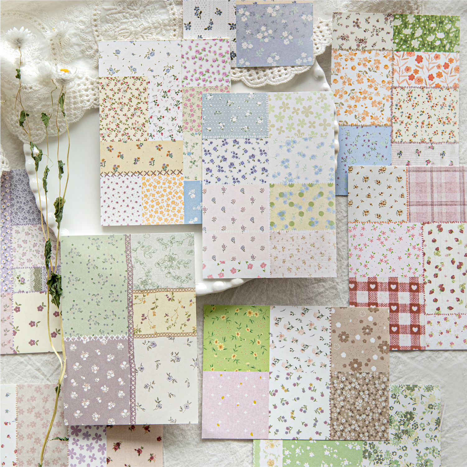 50pcs creative splice pattern  - Photography Journal avis et prix