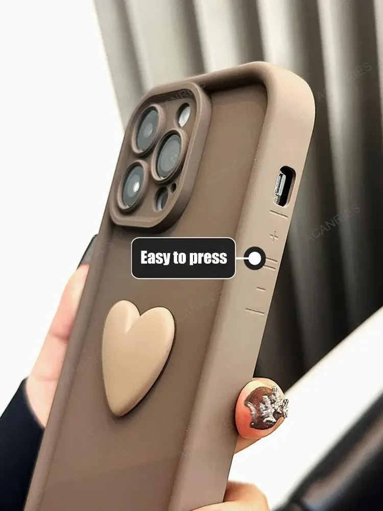 Cute 3D Love Heart Silicone Ca - Photography Xiaomi 15 avis et prix