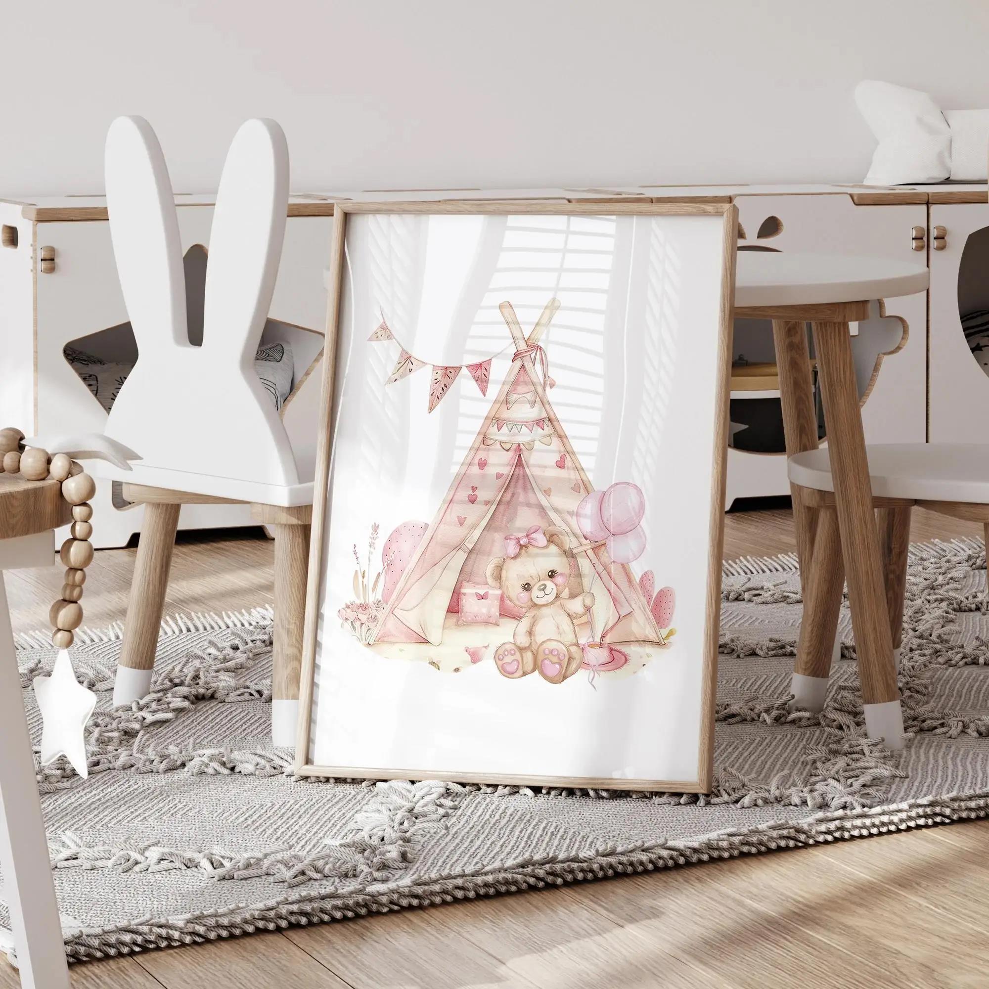 Pink Dream Bear Carousel Tent  - Photography Image avis et prix