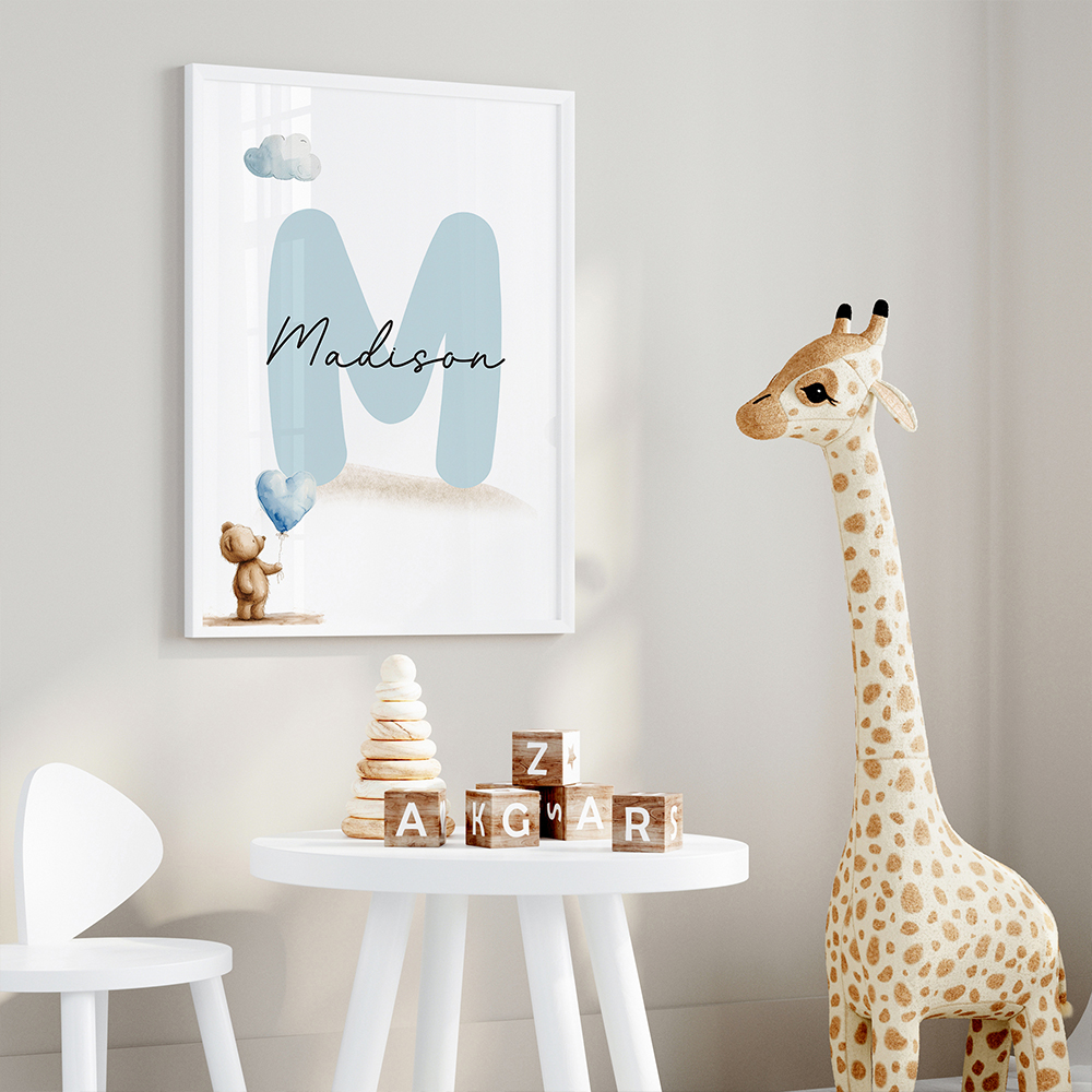 3pcs Personalized Name Blue Be - Photography Image avis et prix