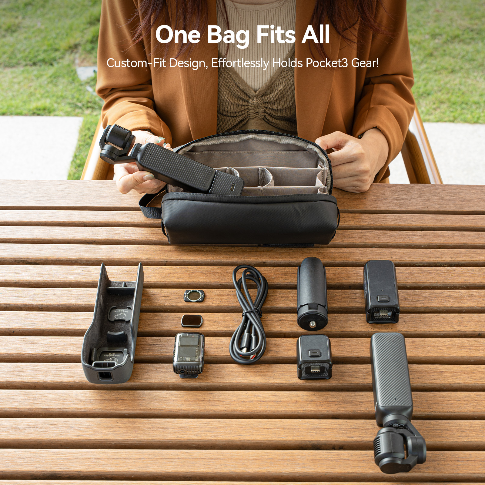 TELESIN Universal Portable Sto - Camera Bag Waterproof avis et prix