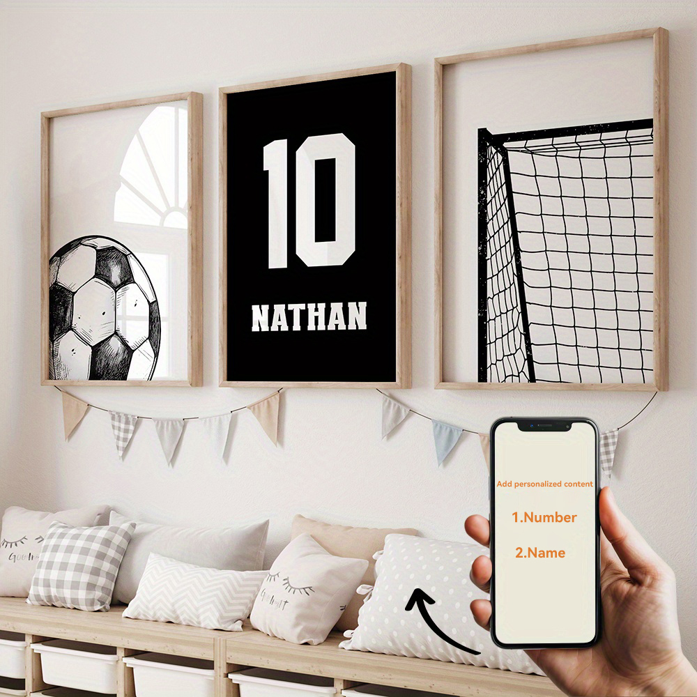 Custom Name and Number Soccer  - Photography Image avis et prix
