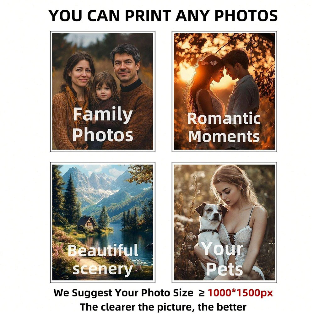 1pc Frameless Personalize Cust - Photography Image avis et prix