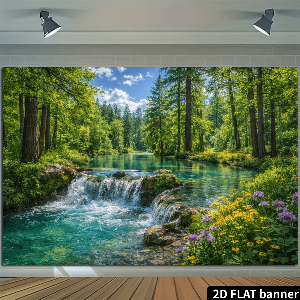 2D Plane Forest Waterfall and  - Photography Youtube avis et prix