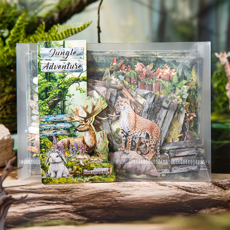 100pcs/box forest animals Deco - Photography Journal avis et prix