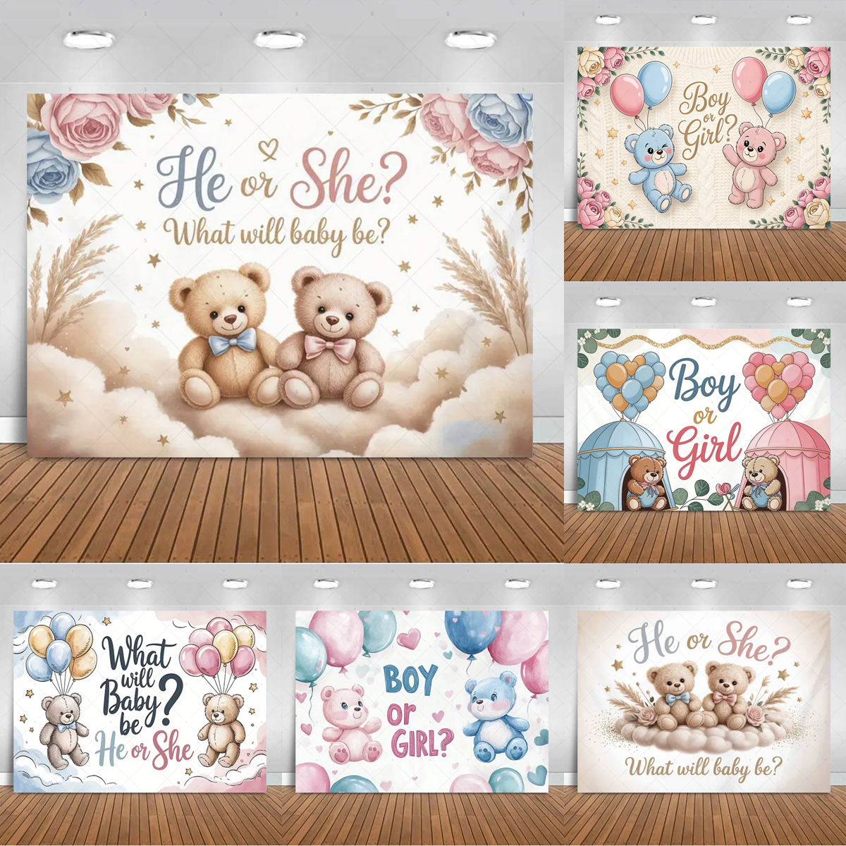 Gender ​Reveal Theme Backdrop  - Photography Architecture avis et prix