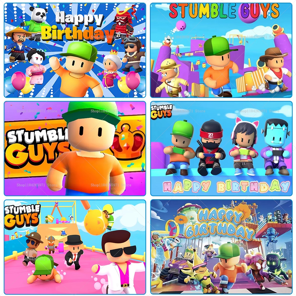 Stumble Guys Theme Birthday Pa - Photography Architecture avis et prix