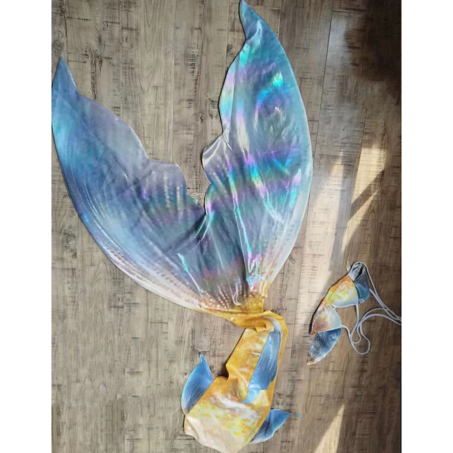 Premium Gold Foil Mermaid Tail - Photography Youtube avis et prix
