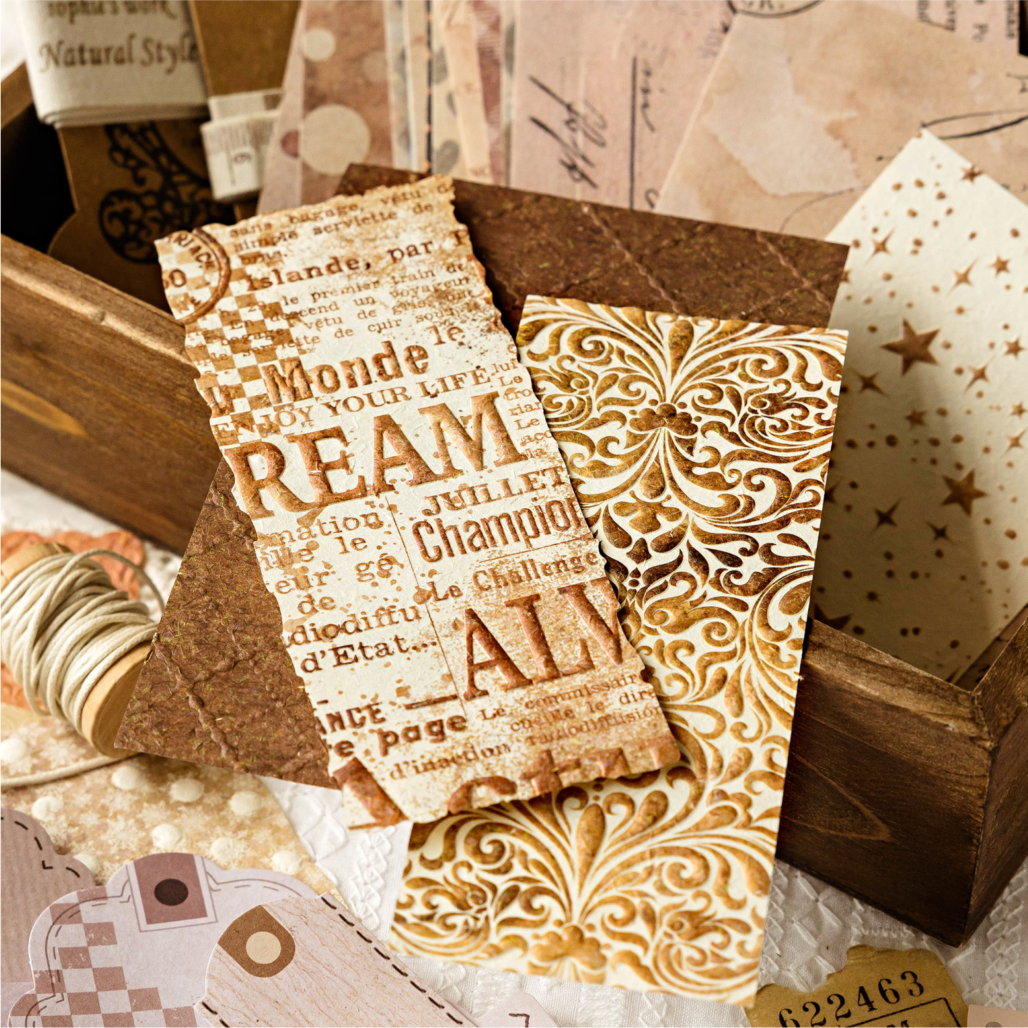 JIANQI 37pcs Vintage Decor Scr - Photography Journal avis et prix