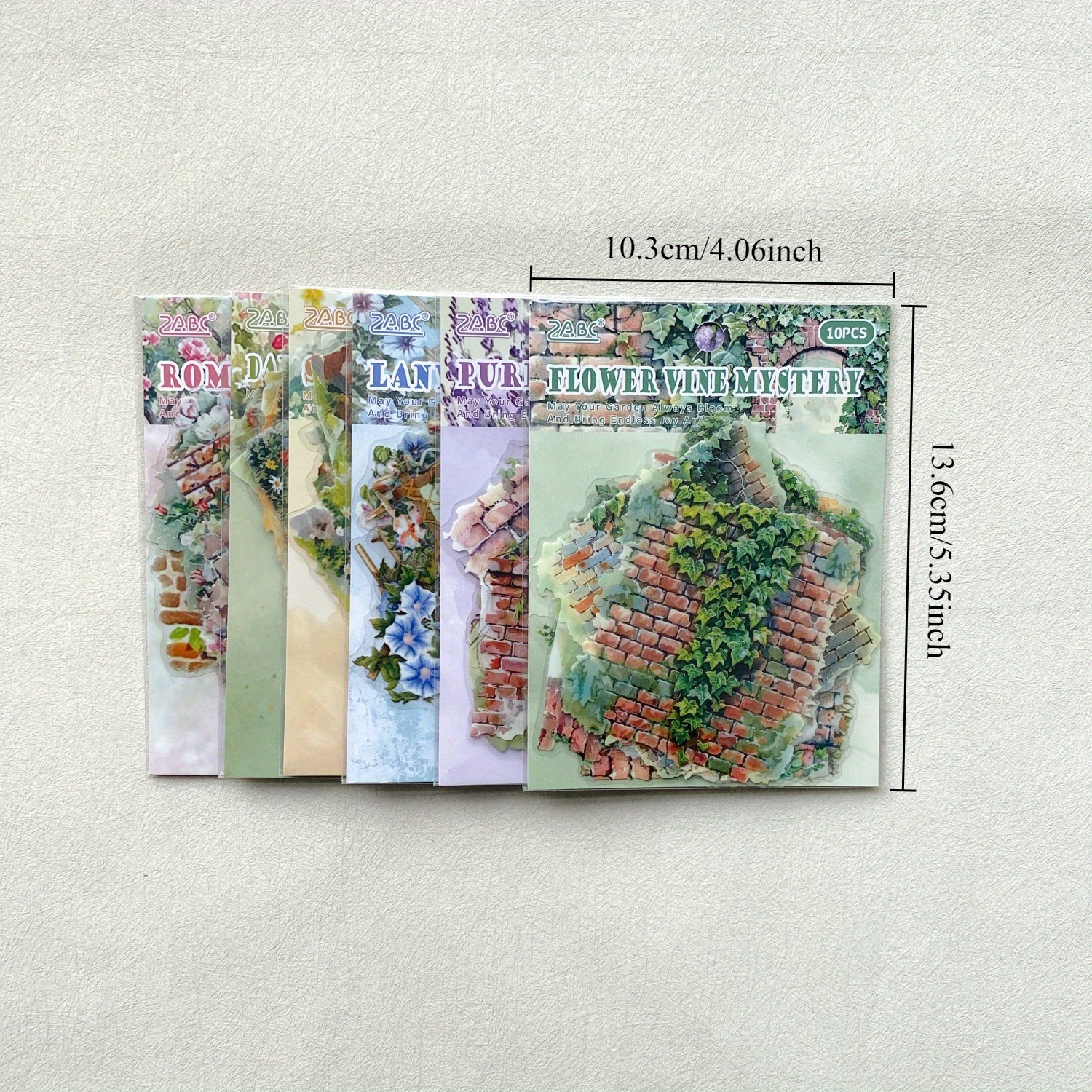 10pcs Plant Flowers Sticker PE - Photography Journal avis et prix
