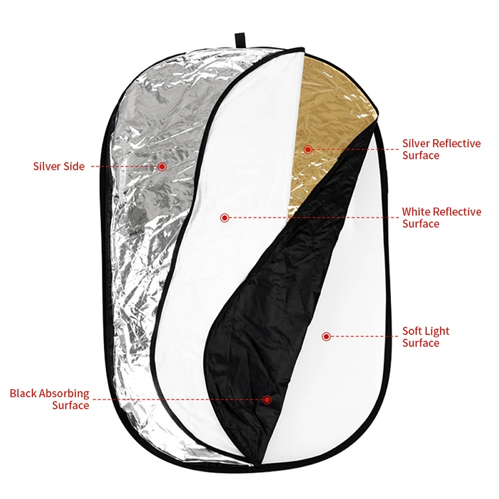 60/80/110CM 5-in-1 Collapsible - Reflector 5 In 1 avis et prix