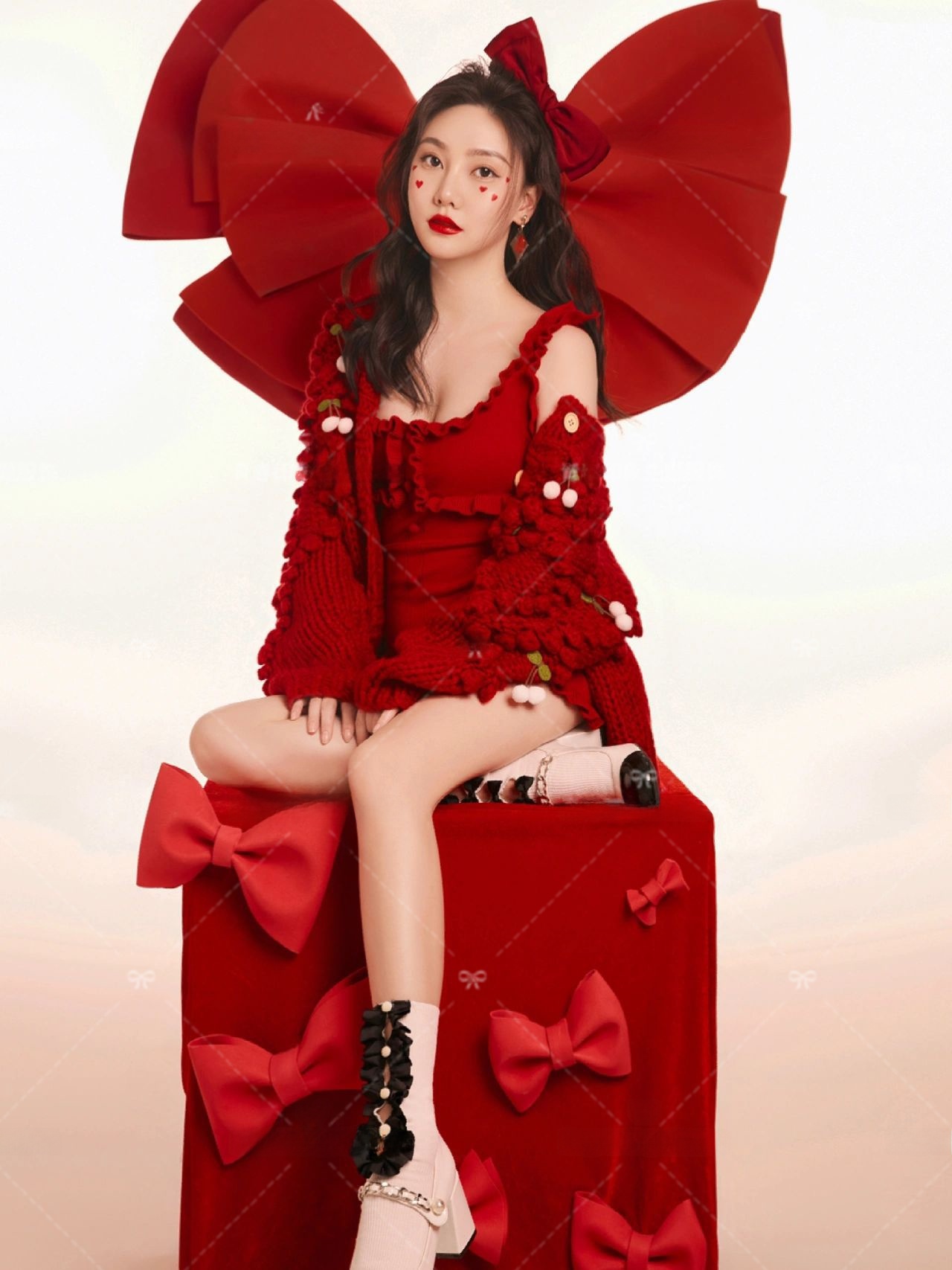Red Sweater Christmas Theme Ne - Photography Year avis et prix