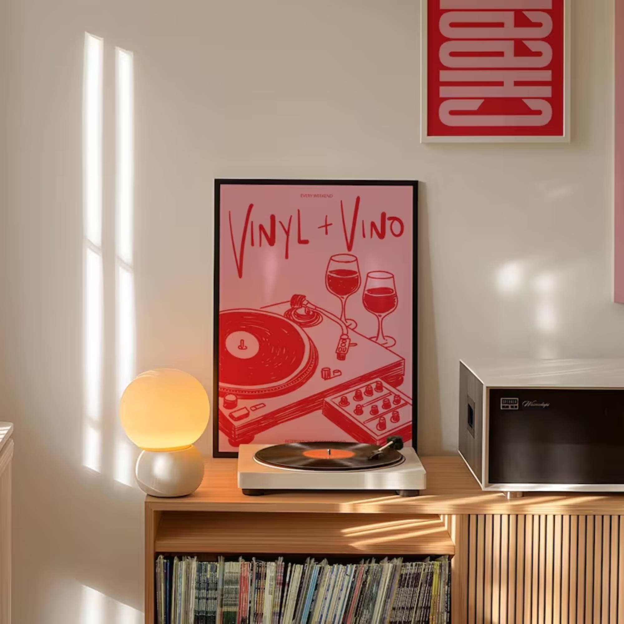 Vinyl & Vino Music Illustratio - Photography Image avis et prix