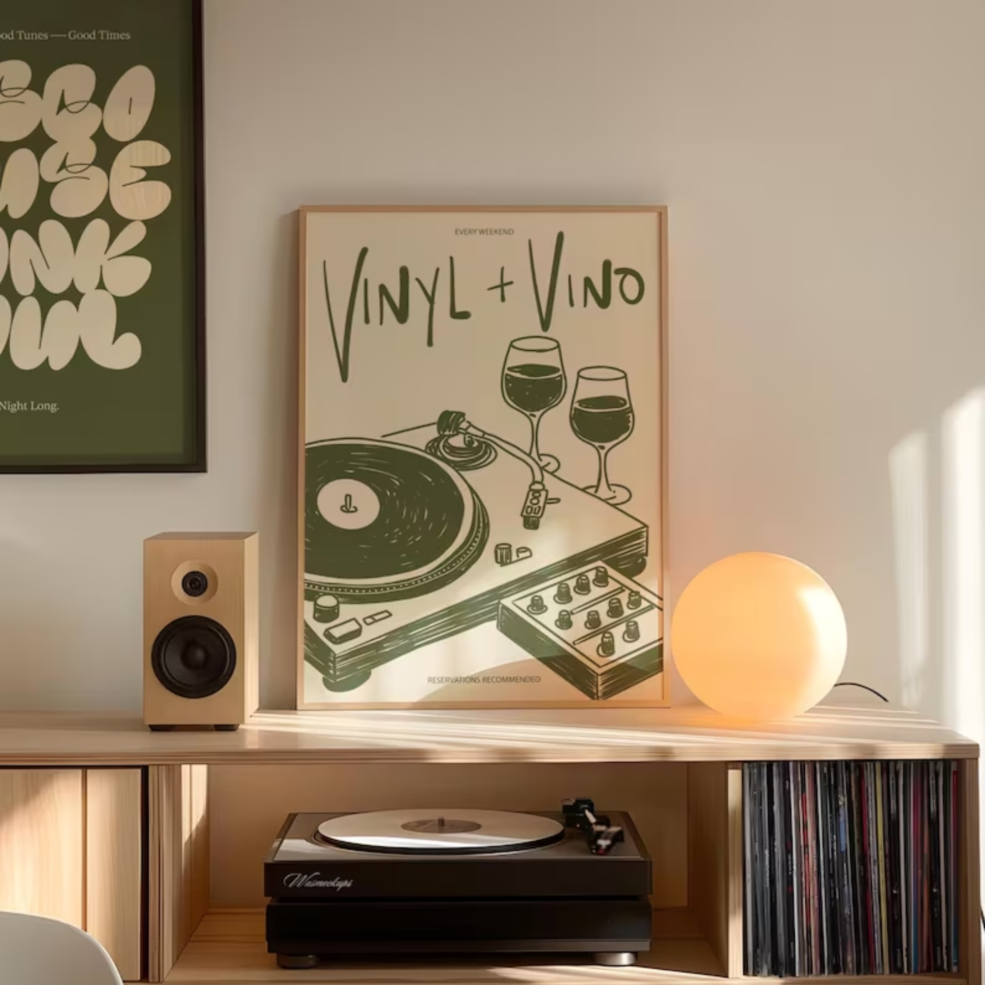 Vinyl & Vino Music Illustratio - Photography Image avis et prix