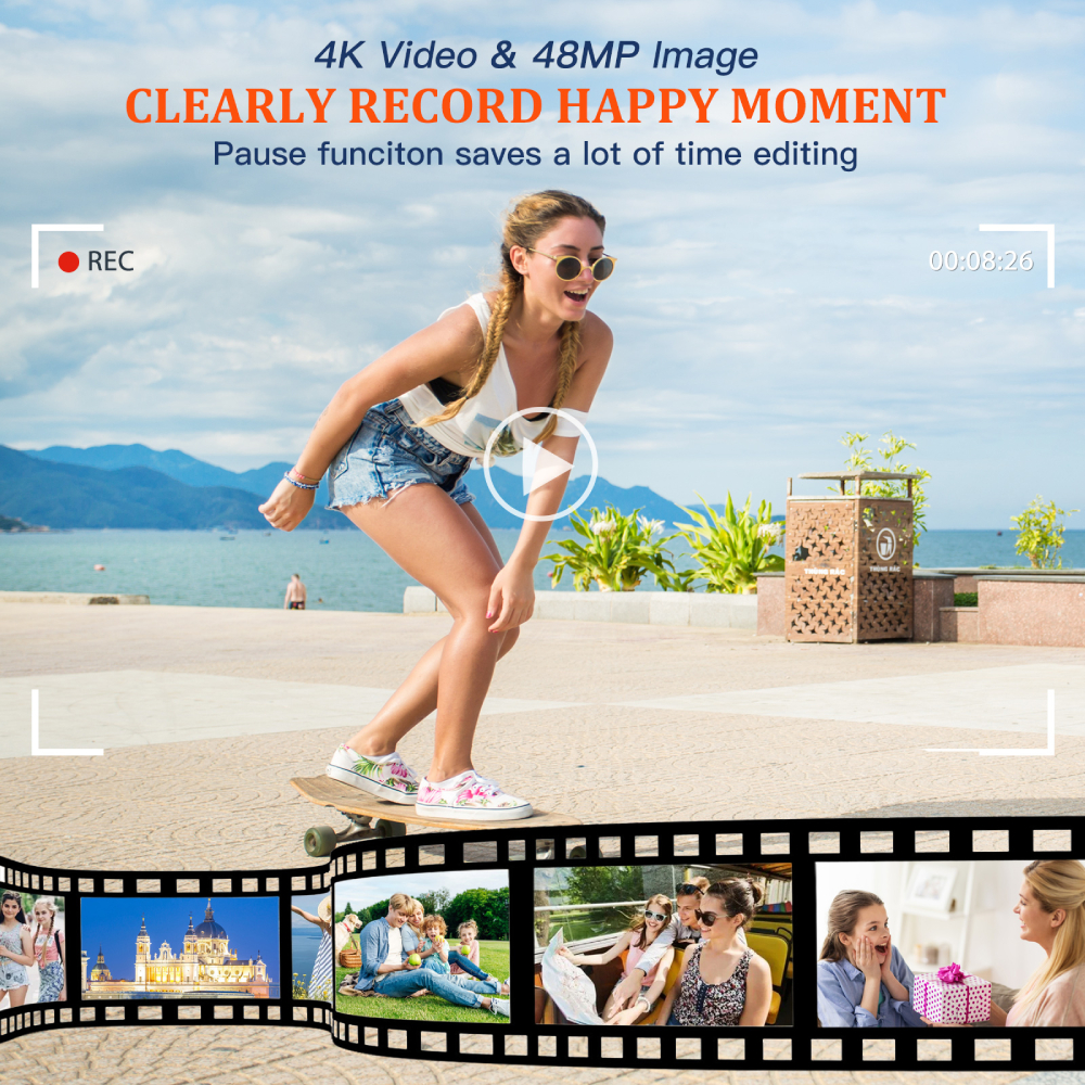 4K Digital Camera Auto Focus 4 - Photographic Memory avis et prix