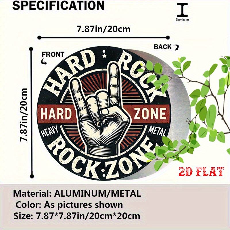 1pc Heavy Metal Rock Zone Wall - Photography Architecture avis et prix