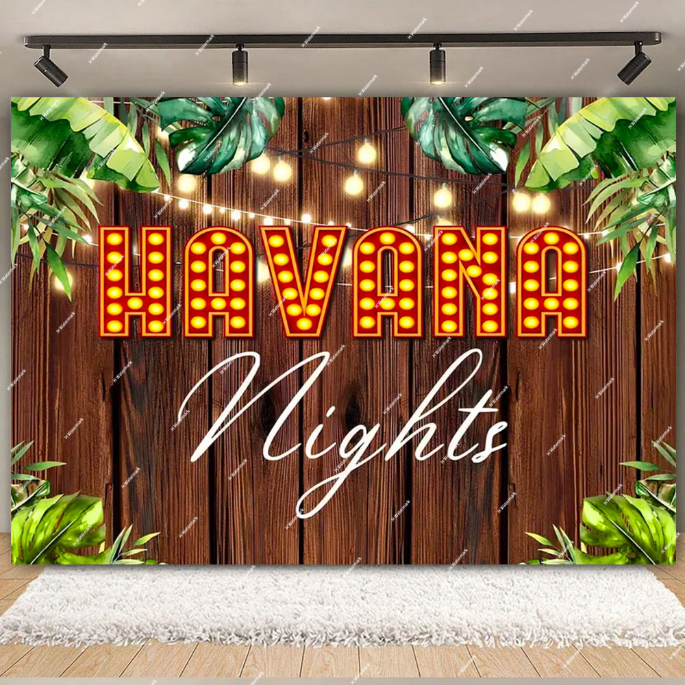 Havana Nights Backdrop Birthda - Photography Architecture avis et prix