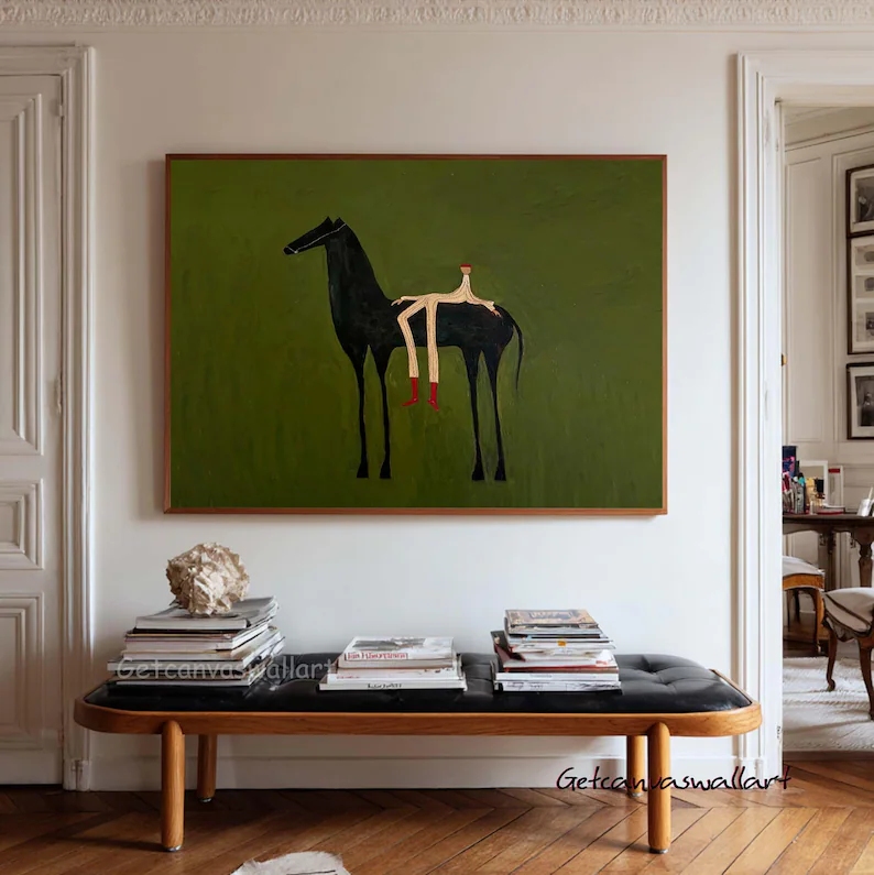 Modern Abstract Western Horse  - Photography Image avis et prix