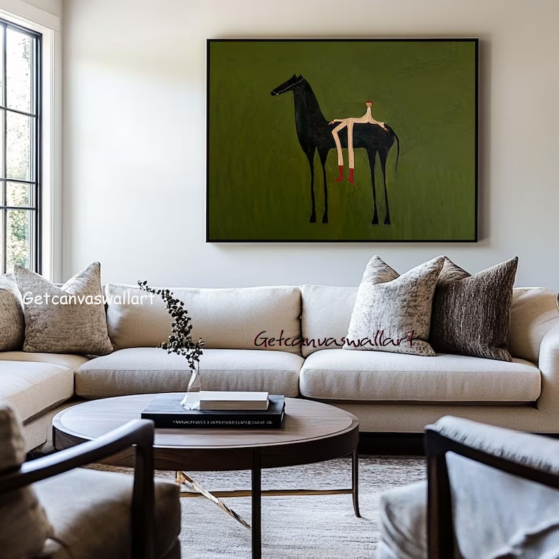 Modern Abstract Western Horse  - Photography Image avis et prix