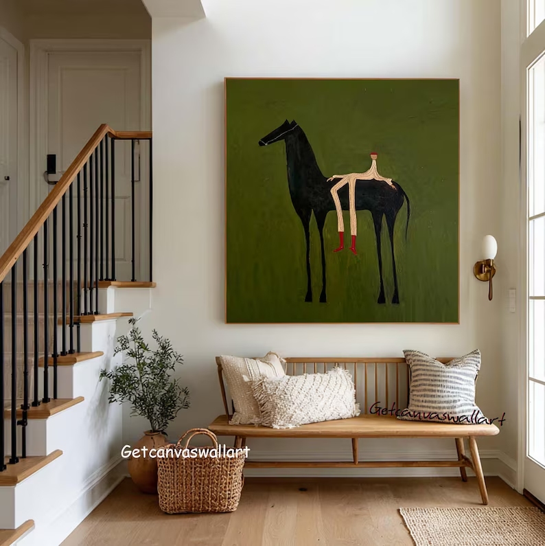 Modern Abstract Western Horse  - Photography Image avis et prix