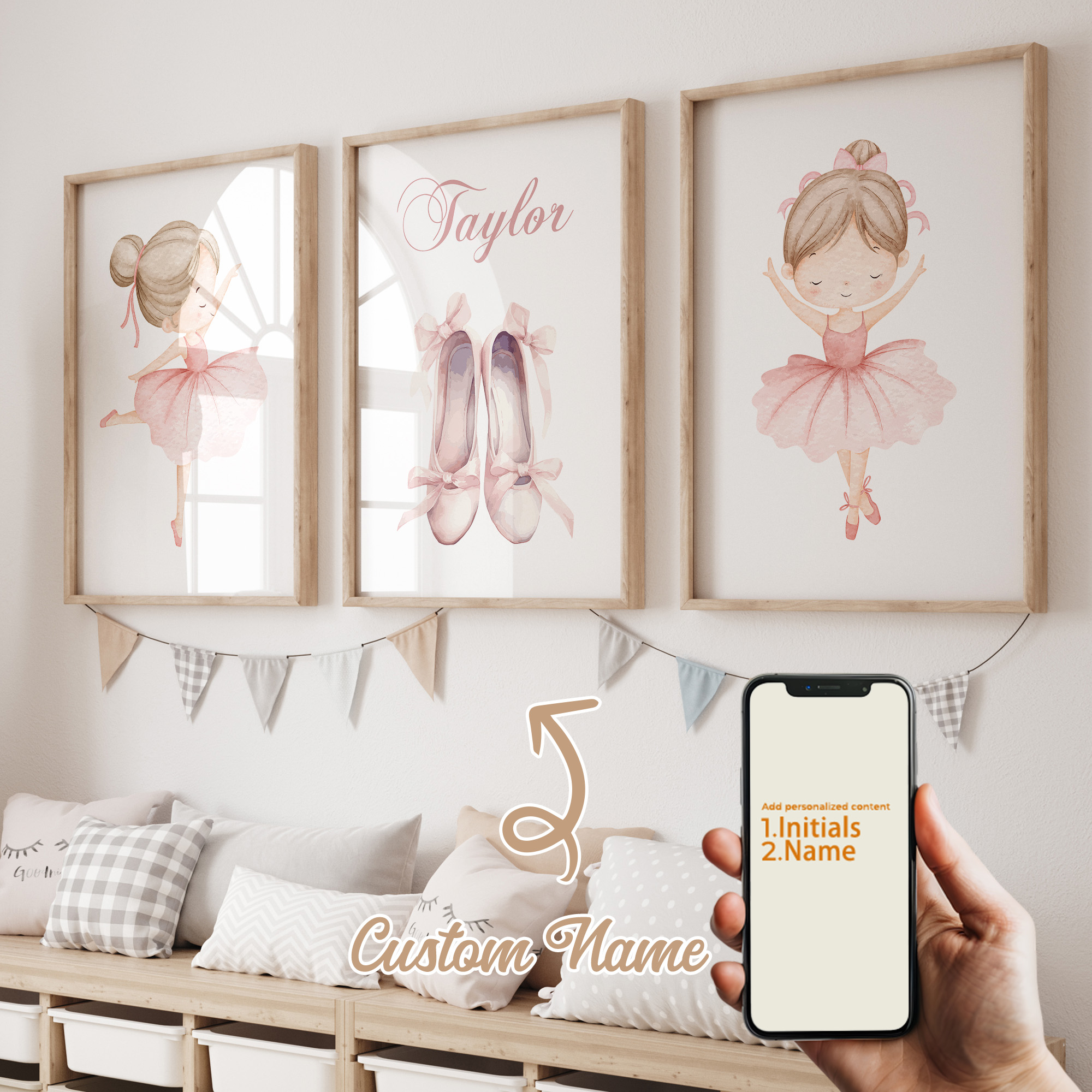 3pcs Personalized Custom Name  - Photography Image avis et prix