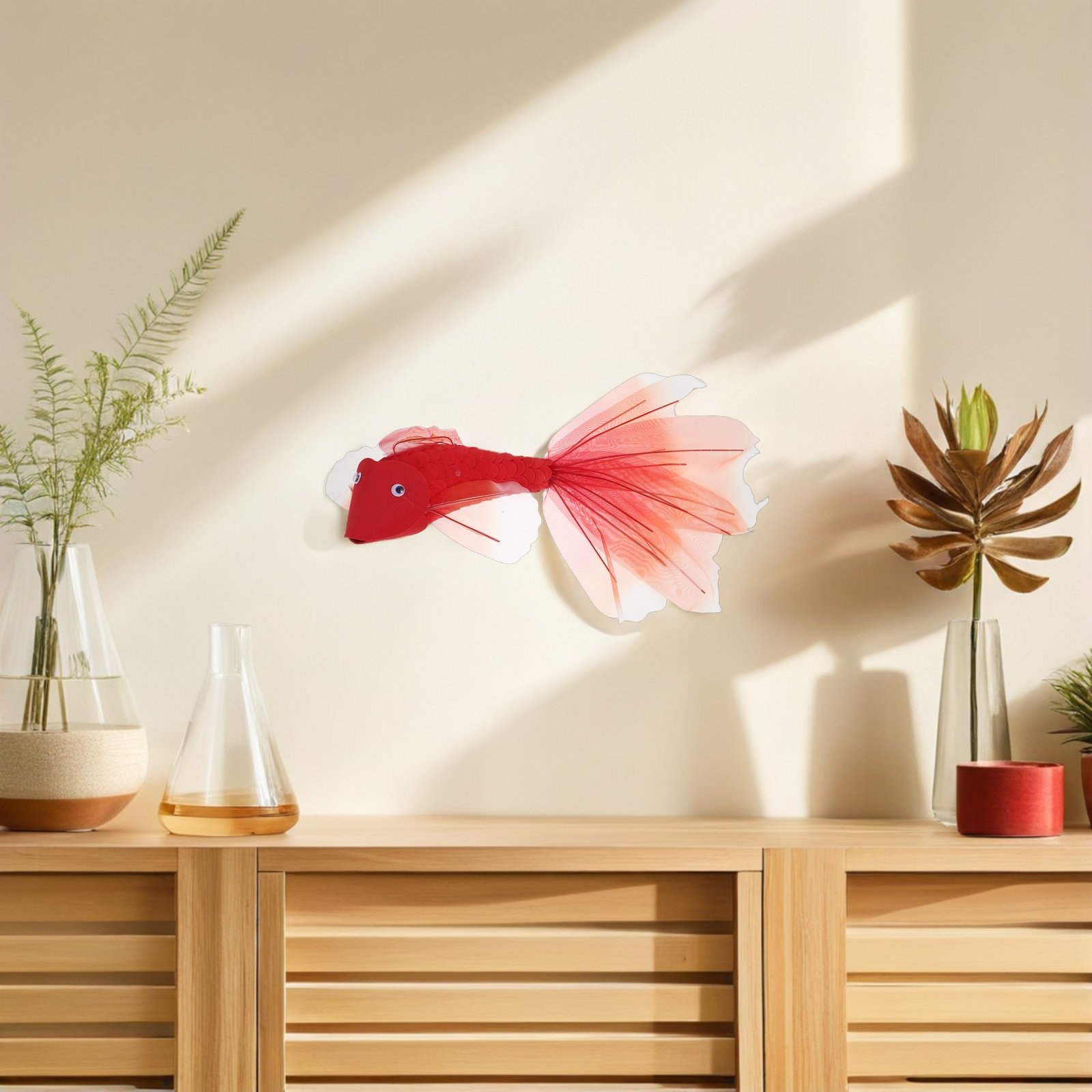 Red Koi Fish Polyester Scene P - Photography Year avis et prix