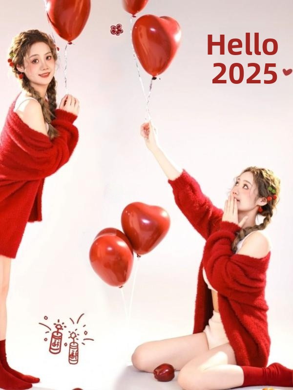 New Autumn Winter Red Sweater  - Photography Year avis et prix