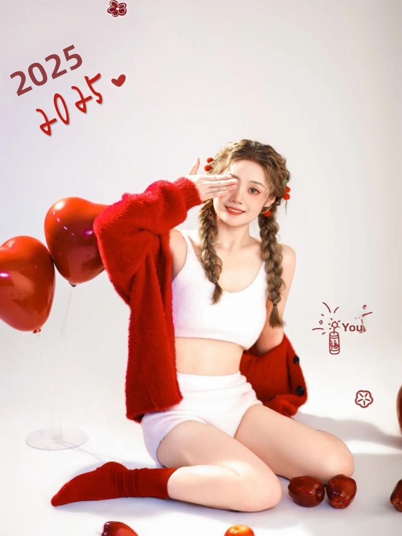 New Autumn Winter Red Sweater  - Photography Year avis et prix