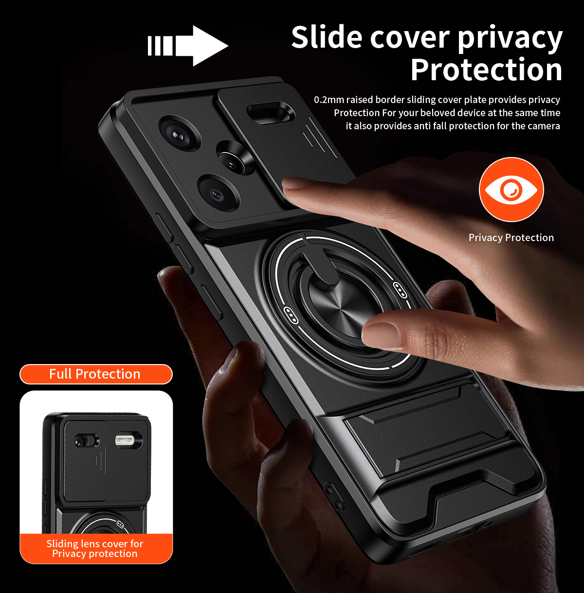 Lens Slide Camera Phone Case f - Photography Xiaomi avis et prix