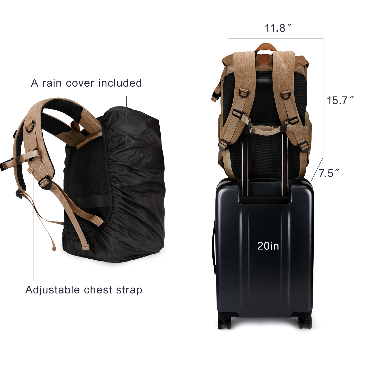 BAGSMART Camera Bag DSLR Photo - Camera Bag Waterproof avis et prix