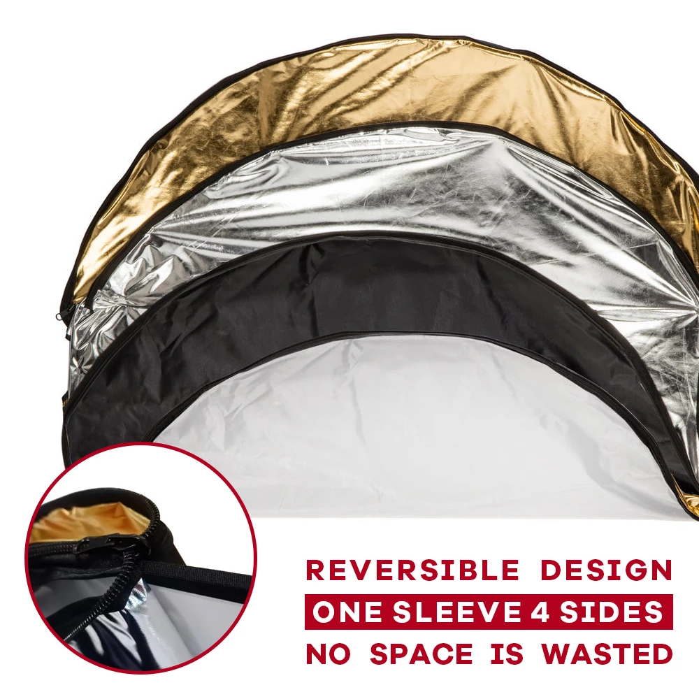 60/80/110cm 5-in-1 Collapsible - Reflector 5 In 1 avis et prix