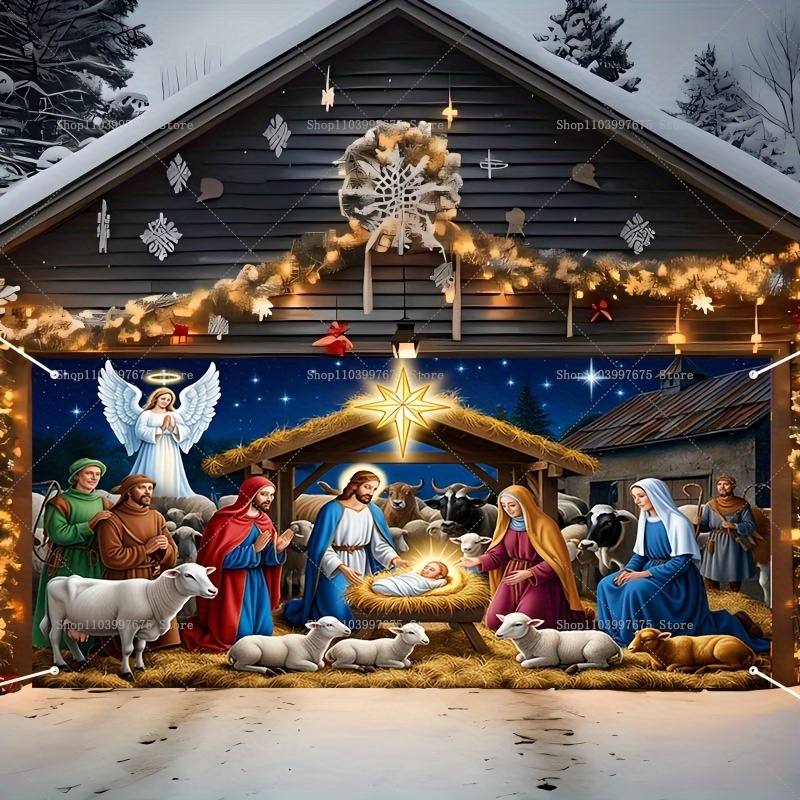 Christmas Nativity Scene Garag - Photography Architecture avis et prix